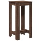 vidaXL Τραπέζι Μπαρ Καφέ Δρυς 51x50x103,5 εκ. Επεξ. Ξύλο