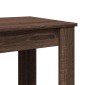 vidaXL Τραπέζι Μπαρ Καφέ Δρυς 51x50x103,5 εκ. Επεξ. Ξύλο