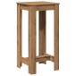 vidaXL Τραπέζι Μπαρ Αρτισιανή Δρυς 51x50x103,5 εκ. Επεξ. Ξύλο