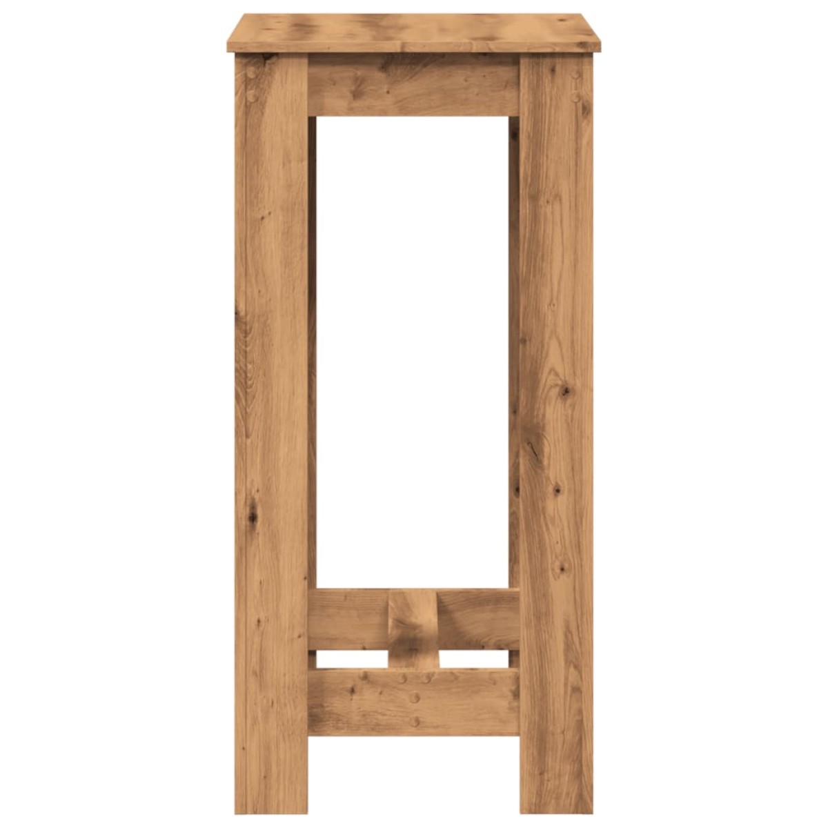 vidaXL Τραπέζι Μπαρ Αρτισιανή Δρυς 51x50x103,5 εκ. Επεξ. Ξύλο