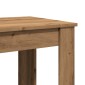 vidaXL Τραπέζι Μπαρ Αρτισιανή Δρυς 51x50x103,5 εκ. Επεξ. Ξύλο