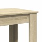 vidaXL Τραπέζι Μπαρ Sonoma Δρυς 102x50x103,5εκ. Επεξεργ. Ξύλο