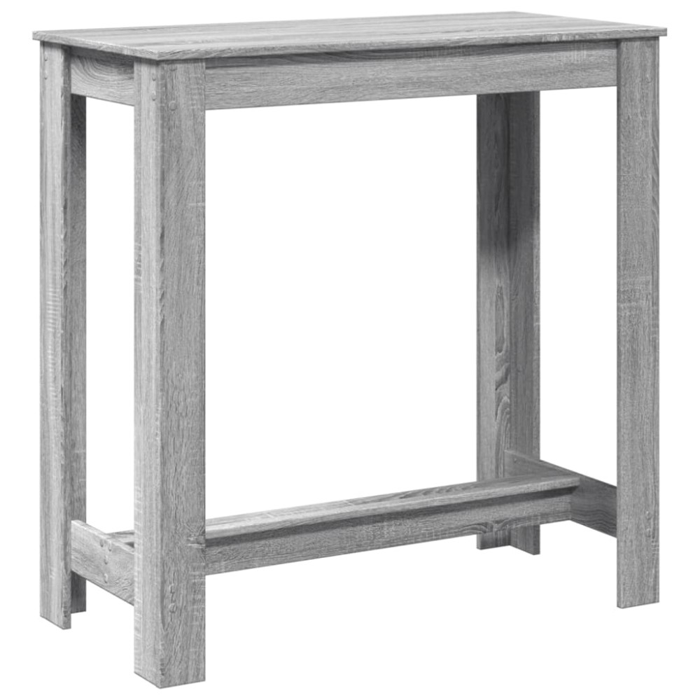 vidaXL Τραπέζι Μπαρ Γκρι Sonoma 102x50x103,5εκ. Επεξεργ. Ξύλο