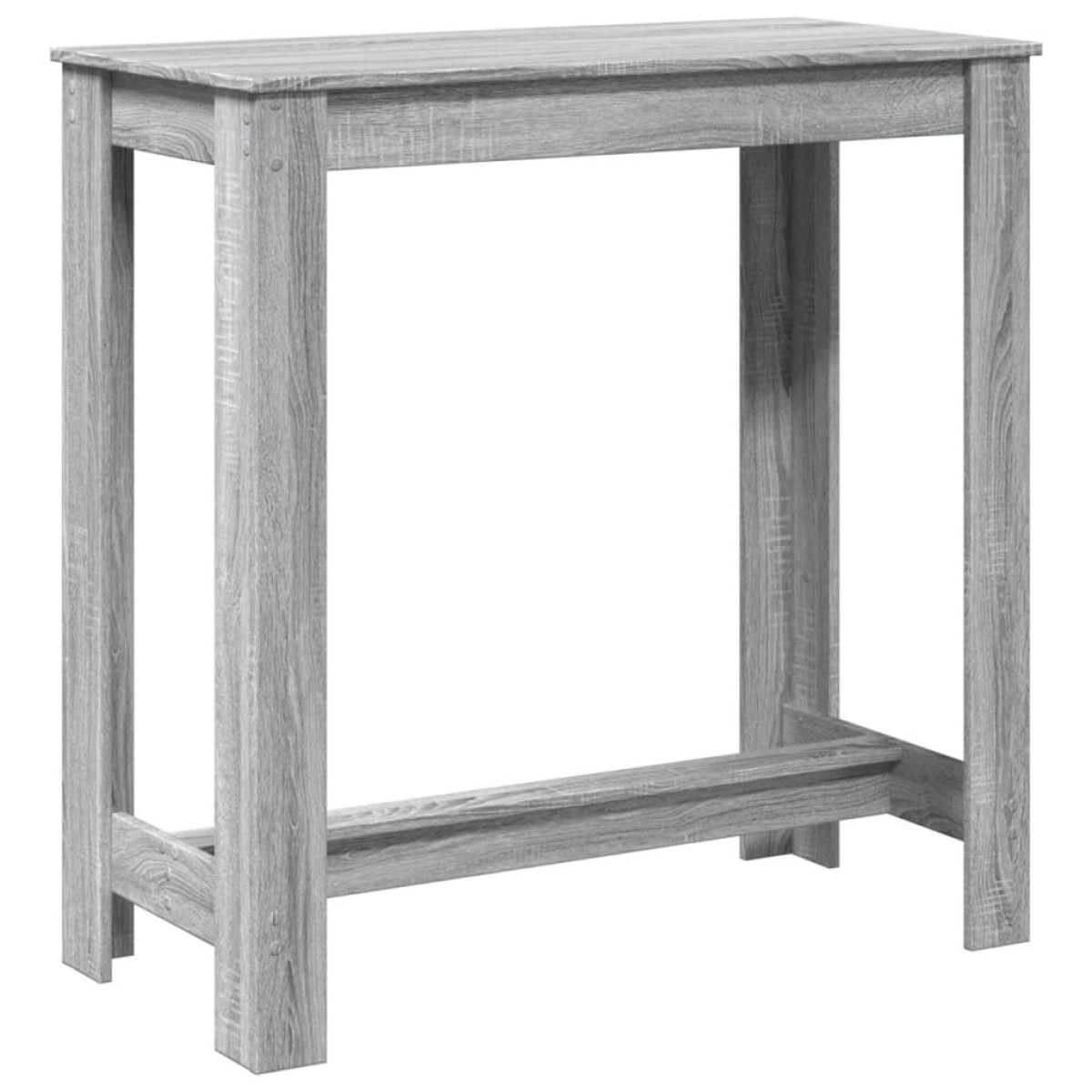 vidaXL Τραπέζι Μπαρ Γκρι Sonoma 102x50x103,5εκ. Επεξεργ. Ξύλο