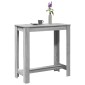 vidaXL Τραπέζι Μπαρ Γκρι Sonoma 102x50x103,5εκ. Επεξεργ. Ξύλο