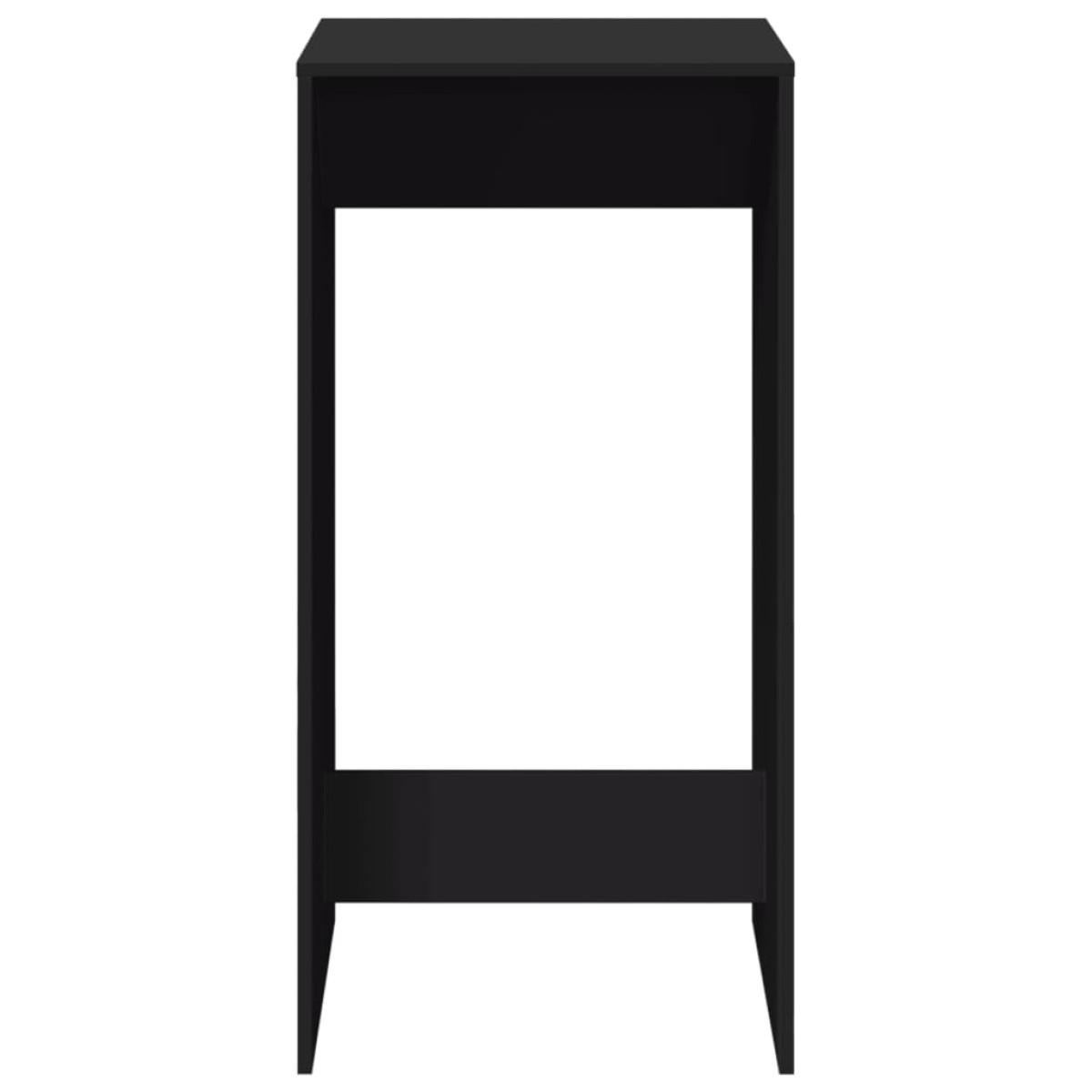 vidaXL Τραπέζι Μπαρ Μαύρο 51x50x103,5 εκ. Επεξ. Ξύλο