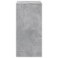 vidaXL Τραπέζι Μπαρ Γκρι Σκυροδέματος 51x50x103,5 εκ. Επεξ. Ξύλο