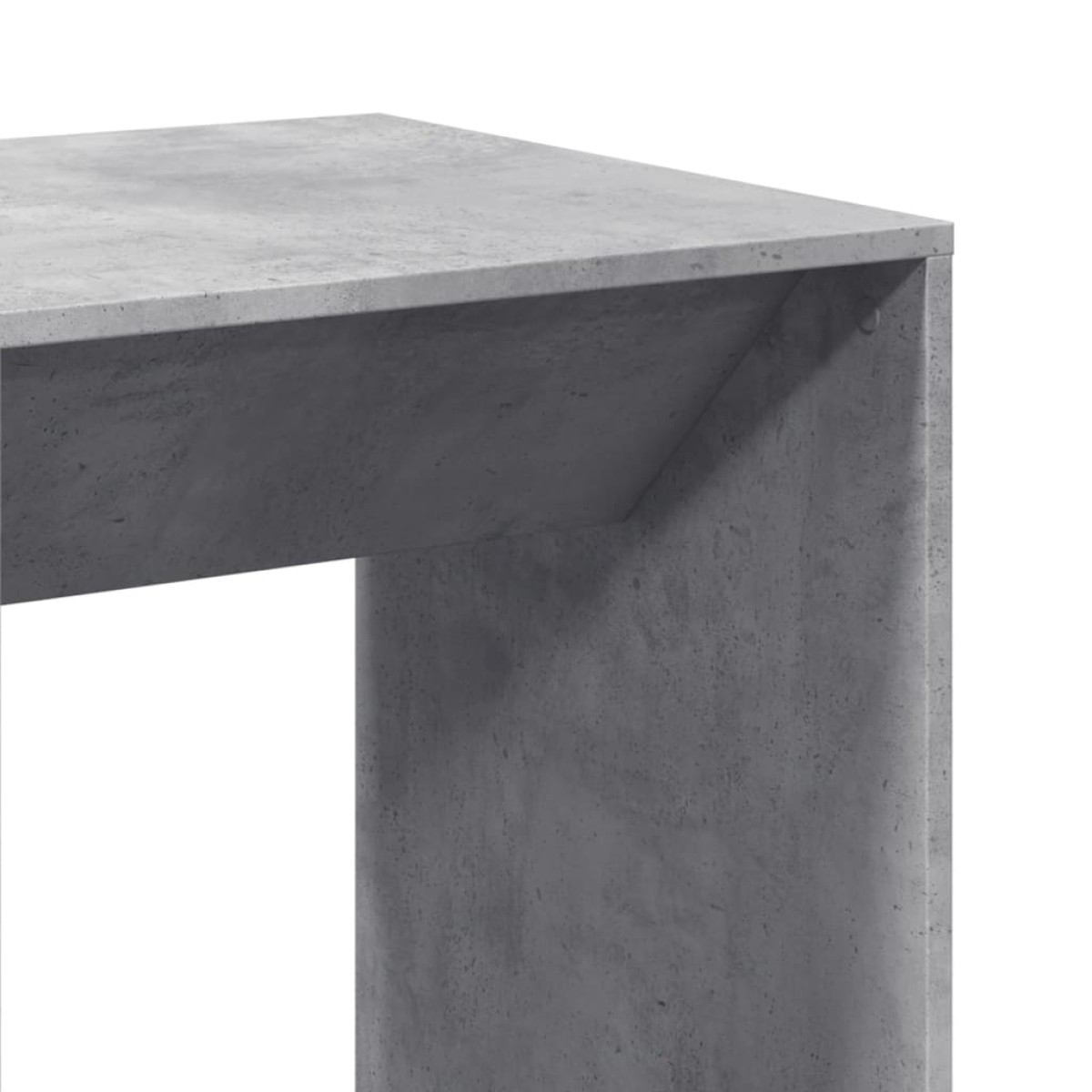 vidaXL Τραπέζι Μπαρ Γκρι Σκυροδέματος 51x50x103,5 εκ. Επεξ. Ξύλο