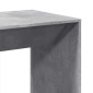 vidaXL Τραπέζι Μπαρ Γκρι Σκυροδέματος 51x50x103,5 εκ. Επεξ. Ξύλο