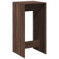 vidaXL Τραπέζι Μπαρ Καφέ Δρυς 51x50x103,5 εκ. Επεξ. Ξύλο