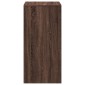 vidaXL Τραπέζι Μπαρ Καφέ Δρυς 51x50x103,5 εκ. Επεξ. Ξύλο