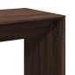 vidaXL Τραπέζι Μπαρ Καφέ Δρυς 51x50x103,5 εκ. Επεξ. Ξύλο