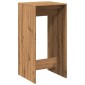 vidaXL Τραπέζι Μπαρ Αρτισιανή Δρυς 51x50x103,5 εκ. Επεξ. Ξύλο