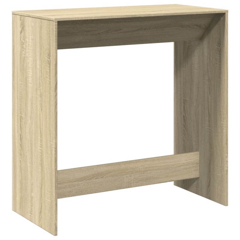 vidaXL Τραπέζι Μπαρ Sonoma Δρυς 102x50x103,5εκ. Επεξεργ. Ξύλο