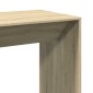 vidaXL Τραπέζι Μπαρ Sonoma Δρυς 102x50x103,5εκ. Επεξεργ. Ξύλο
