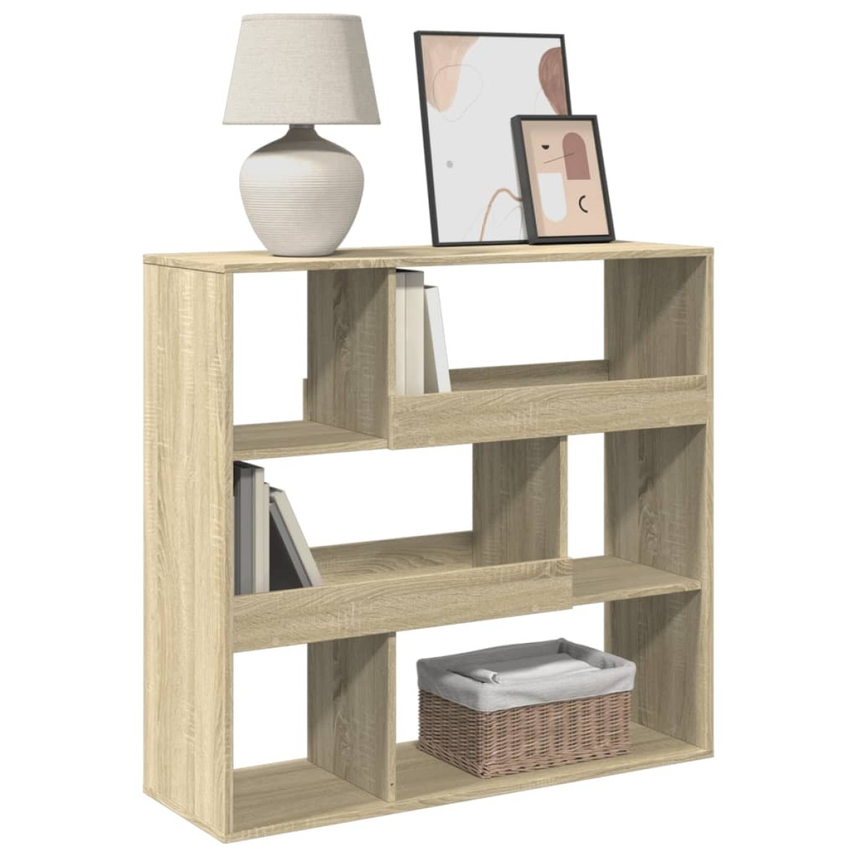 vidaXL Βιβλιοθήκη/Διαχωριστικό Χώρου Sonoma Δρυς 100x33x94,5 εκ.