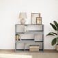 vidaXL Βιβλιοθήκη/Διαχωριστικό Χώρου Γκρι Sonoma 100x33x94,5 εκ.
