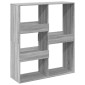 vidaXL Βιβλιοθήκη/Διαχωριστικό Χώρου Γκρι Sonoma 100x33x115 εκ.