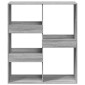 vidaXL Βιβλιοθήκη/Διαχωριστικό Χώρου Γκρι Sonoma 100x33x115 εκ.
