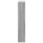 vidaXL Ντουλάπι Τοίχου Γκρι Sonoma 80x15x80 εκ. Επεξεργασμένο Ξύλο