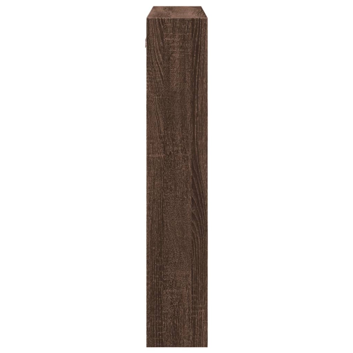 vidaXL Ντουλάπι Τοίχου Καφέ Δρυς 80x15x80 εκ. Επεξεργασμένο Ξύλο