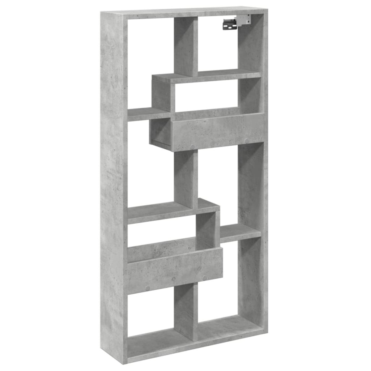 vidaXL Ντουλάπι Τοίχου Γκρι Σκυρ. 50x15x100 εκ. Επεξεργασμένο Ξύλο