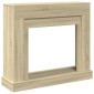 vidaXL Πλαίσιο Τζακιού Sonoma Δρυς 100x30x87,5 εκ. από Επεξ. Ξύλο