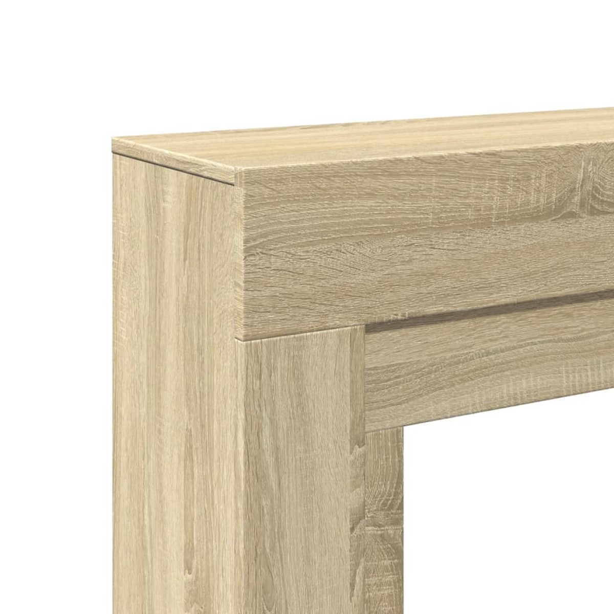 vidaXL Πλαίσιο Τζακιού Sonoma Δρυς 100x30x87,5 εκ. από Επεξ. Ξύλο