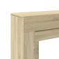 vidaXL Πλαίσιο Τζακιού Sonoma Δρυς 100x30x87,5 εκ. από Επεξ. Ξύλο