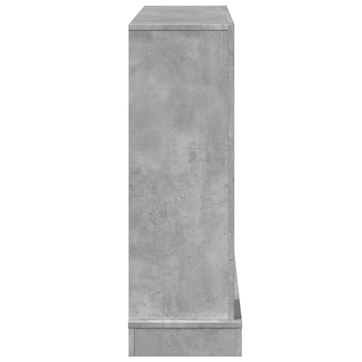 vidaXL Πλαίσιο Τζακιού Γκρι Σκυρ. 100x30x87,5 εκ. από Επεξ. Ξύλο
