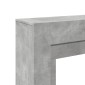 vidaXL Πλαίσιο Τζακιού Γκρι Σκυρ. 100x30x87,5 εκ. από Επεξ. Ξύλο