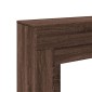 vidaXL Πλαίσιο Τζακιού Καφέ Δρυς 100x30x87,5 εκ. από Επεξ. Ξύλο