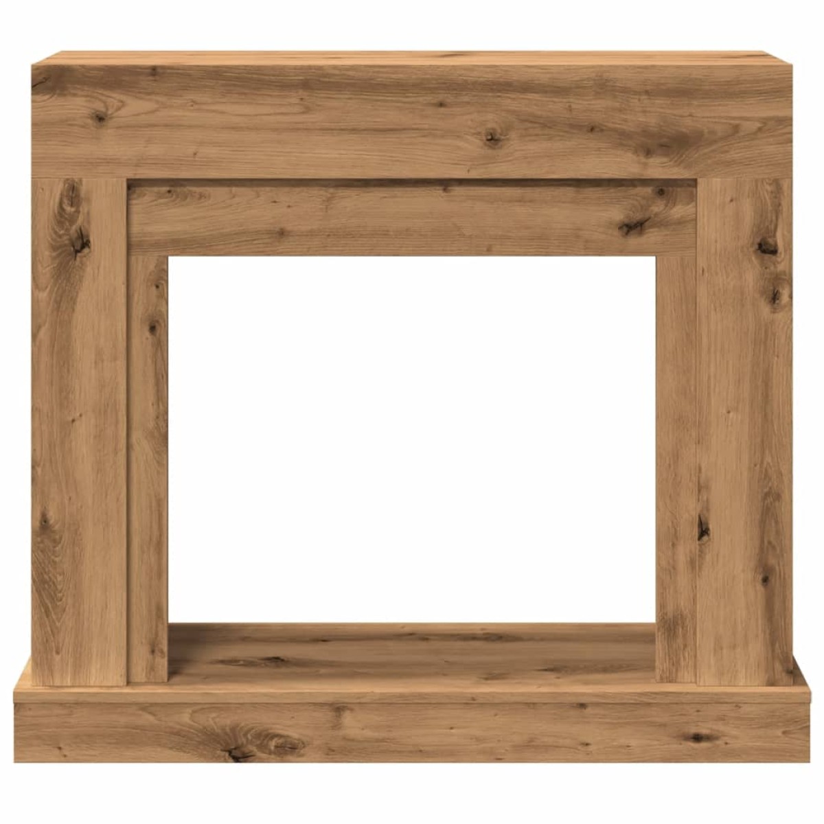 vidaXL Πλαίσιο Τζακιού Αρτισιανή Δρυς 100x30x87,5 εκ. από Επεξ. Ξύλο
