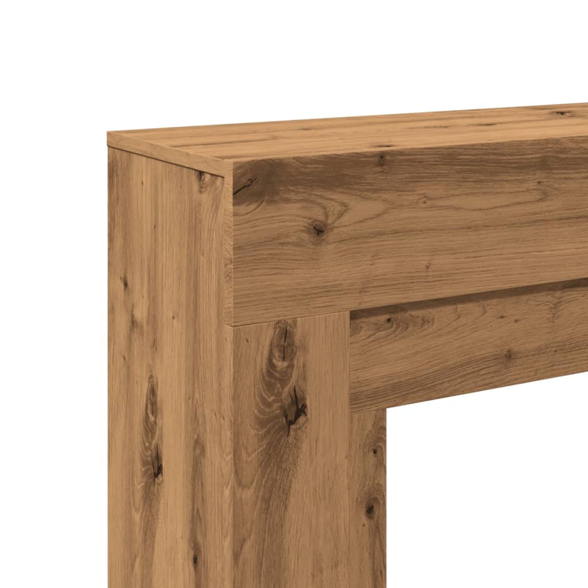vidaXL Πλαίσιο Τζακιού Αρτισιανή Δρυς 100x30x87,5 εκ. από Επεξ. Ξύλο