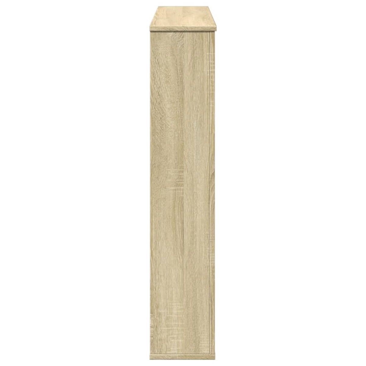 vidaXL Πλαίσιο Τζακιού Sonoma Δρυς 100x20x100 εκ. από Επεξ. Ξύλο
