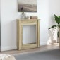 vidaXL Πλαίσιο Τζακιού Sonoma Δρυς 75x20x87,5 εκ. από Επεξ. Ξύλο