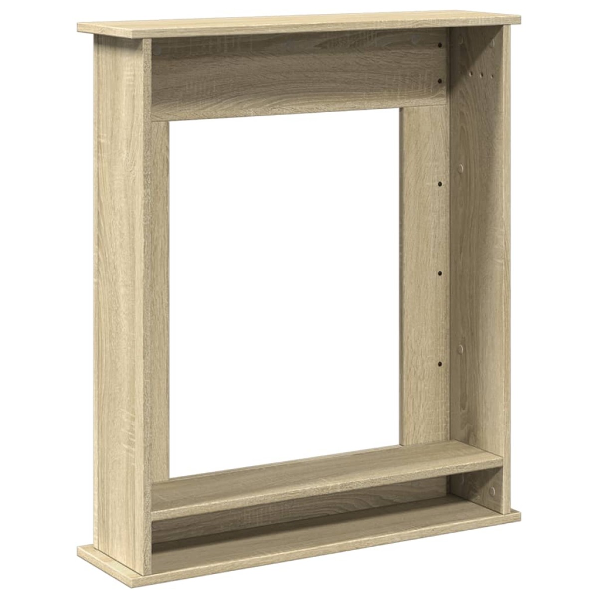 vidaXL Πλαίσιο Τζακιού Sonoma Δρυς 75x20x87,5 εκ. από Επεξ. Ξύλο