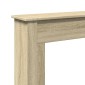 vidaXL Πλαίσιο Τζακιού Sonoma Δρυς 75x20x87,5 εκ. από Επεξ. Ξύλο
