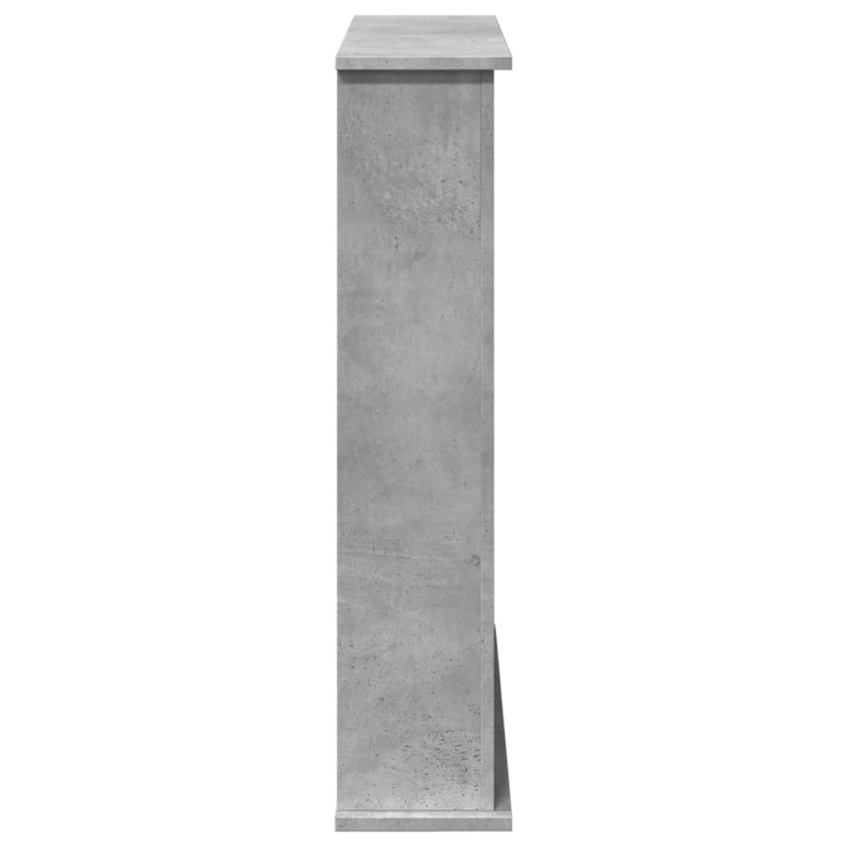 vidaXL Πλαίσιο Τζακιού Γκρι Σκυρ. 75x20x87,5 εκ. από Επεξ. Ξύλο