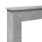 vidaXL Πλαίσιο Τζακιού Γκρι Σκυρ. 75x20x87,5 εκ. από Επεξ. Ξύλο