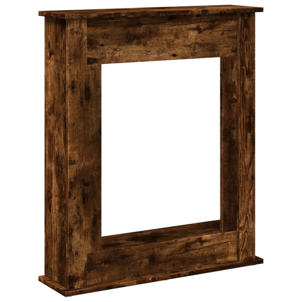 vidaXL Πλαίσιο Τζακιού Καπνιστή Δρυς 75x20x87,5 εκ. από Επεξ. Ξύλο