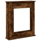 vidaXL Πλαίσιο Τζακιού Καπνιστή Δρυς 75x20x87,5 εκ. από Επεξ. Ξύλο