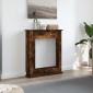 vidaXL Πλαίσιο Τζακιού Καπνιστή Δρυς 75x20x87,5 εκ. από Επεξ. Ξύλο