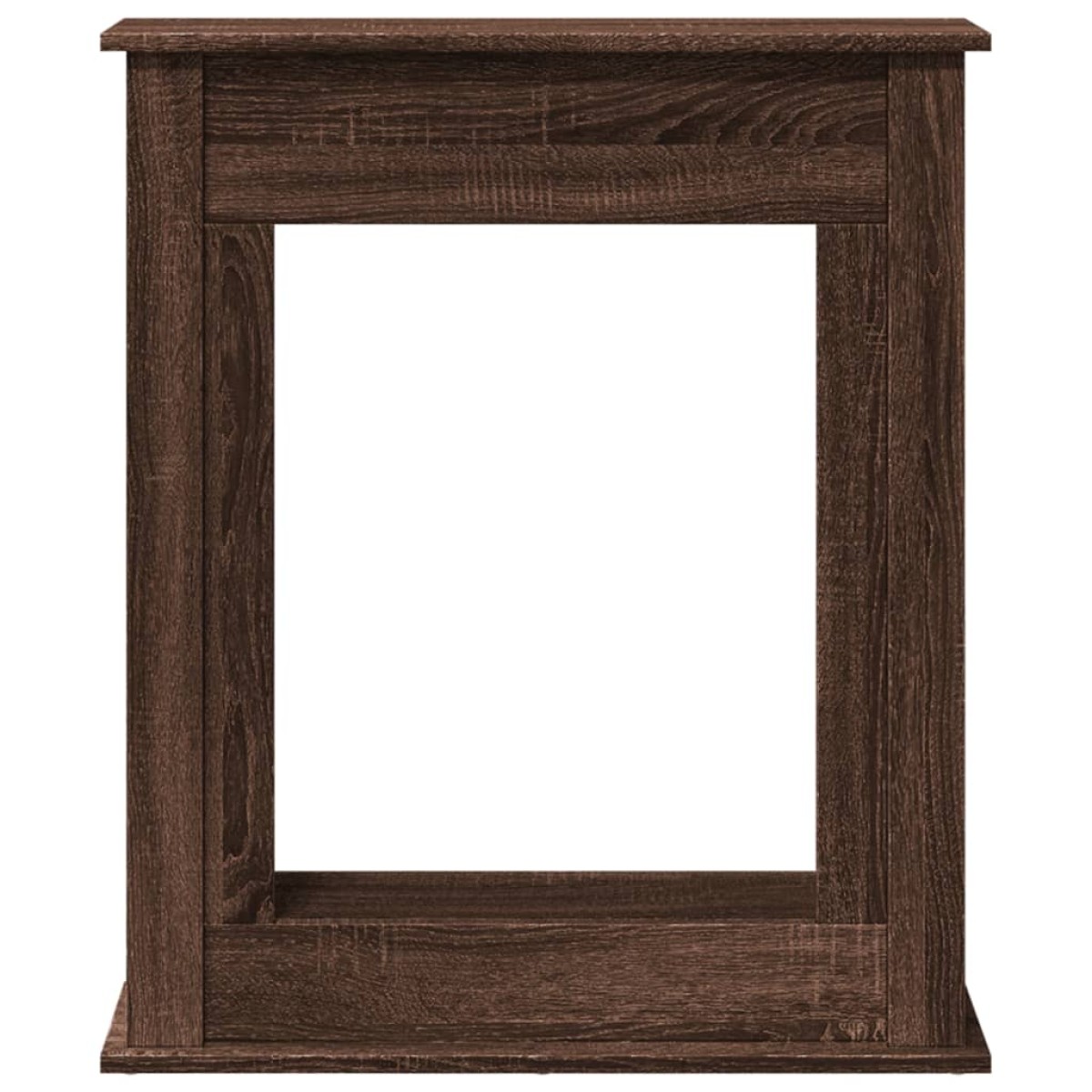 vidaXL Πλαίσιο Τζακιού Καφέ Δρυς 75x20x87,5 εκ. από Επεξ. Ξύλο