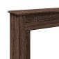 vidaXL Πλαίσιο Τζακιού Καφέ Δρυς 75x20x87,5 εκ. από Επεξ. Ξύλο