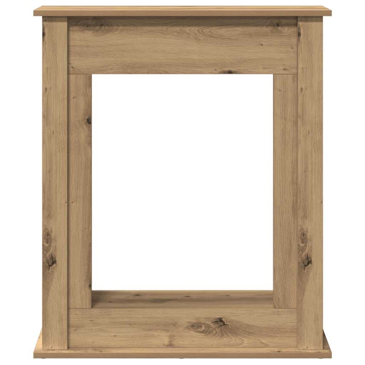 vidaXL Πλαίσιο Τζακιού Αρτισιανή Δρυς 75x20x87,5 εκ. από Επεξ. Ξύλο