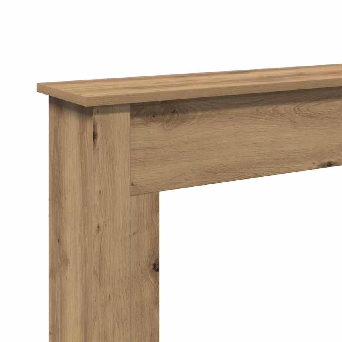vidaXL Πλαίσιο Τζακιού Αρτισιανή Δρυς 75x20x87,5 εκ. από Επεξ. Ξύλο
