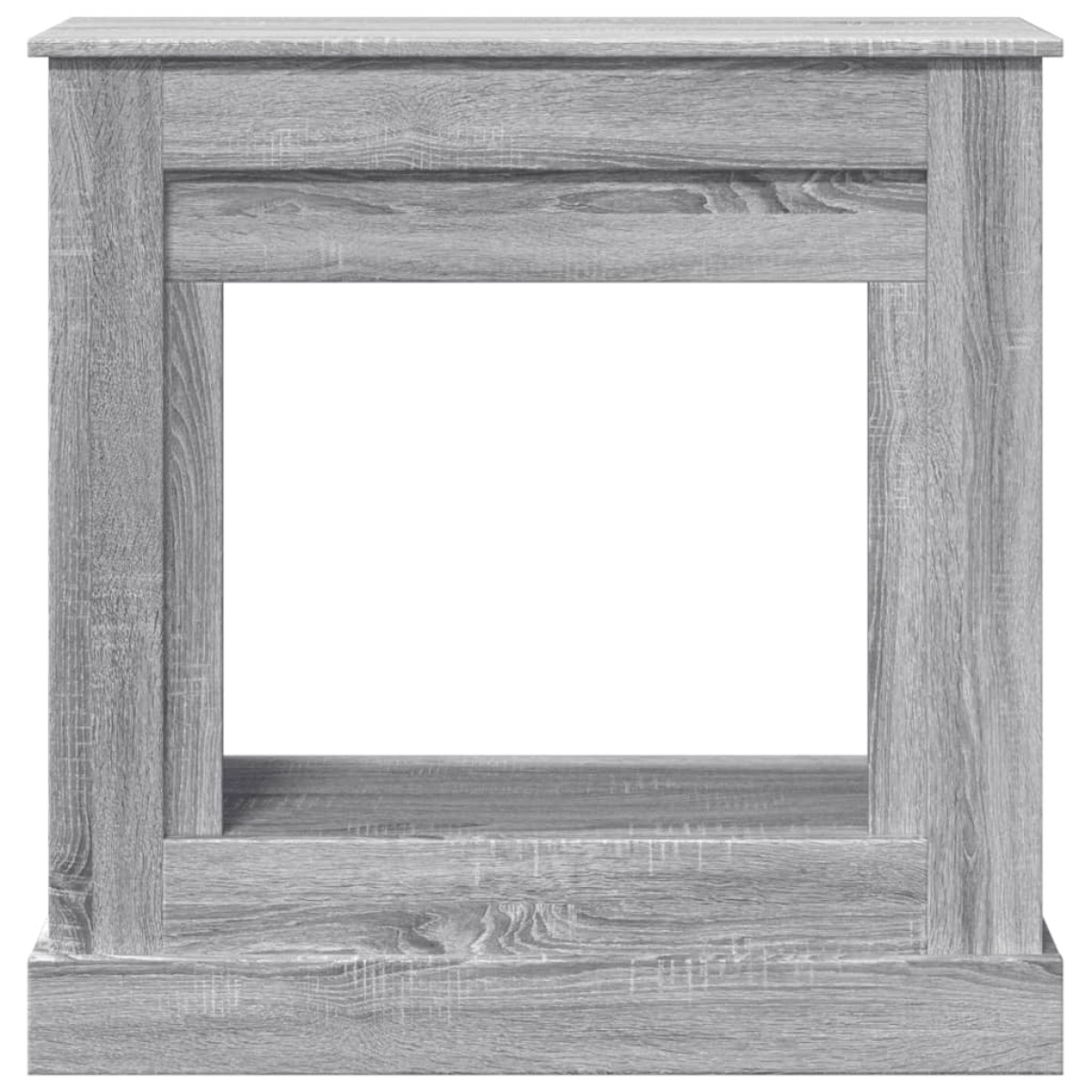 vidaXL Πλαίσιο Τζακιού Γκρι Sonoma 90x30x90 εκ. από Επεξ. Ξύλο
