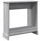 vidaXL Πλαίσιο Τζακιού Γκρι Sonoma 90x30x90 εκ. από Επεξ. Ξύλο