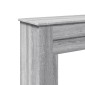 vidaXL Πλαίσιο Τζακιού Γκρι Sonoma 90x30x90 εκ. από Επεξ. Ξύλο